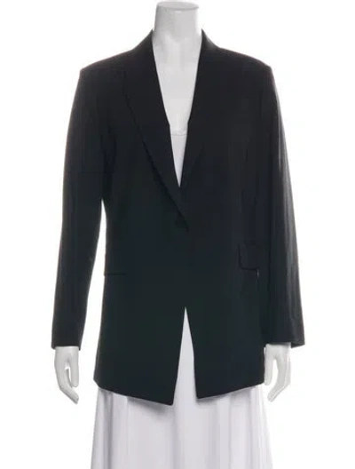 Pre-owned Theory Wool Blazer In Black