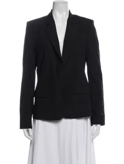 Pre-owned Theory Wool Blazer In Black