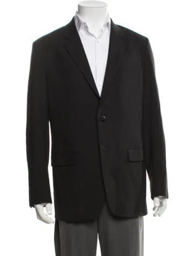 Pre-owned Theory Wool Blazer In Black