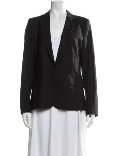 Pre-owned Theory Wool Blazer In Black