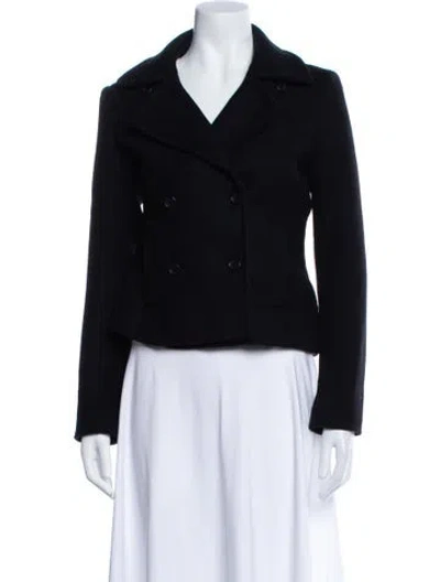 Pre-owned Theory Wool Blazer In Black