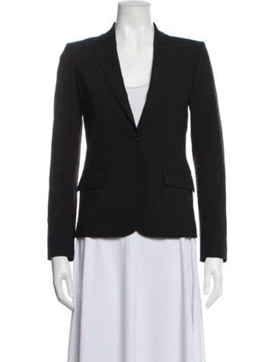 Pre-owned Theory Wool Blazer In Black