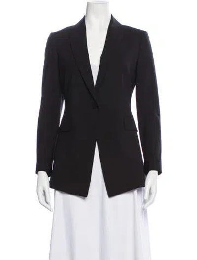 Pre-owned Theory Wool Blazer In Black
