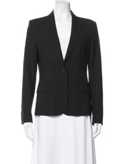 Pre-owned Theory Wool Blazer In Black