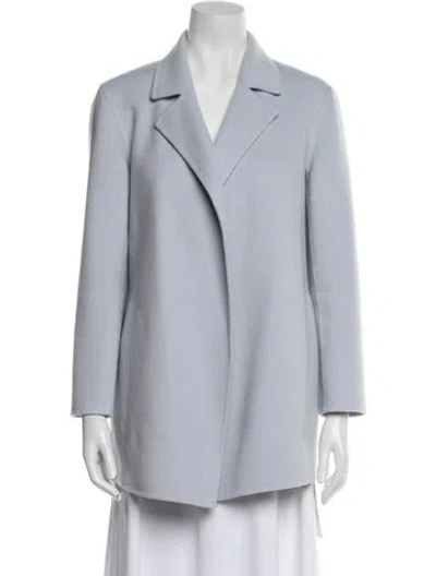Pre-owned Theory Wool Blazer In Blue