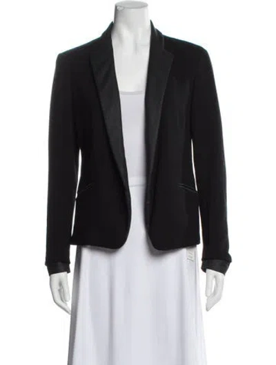 Pre-owned Theory Wool Blazer In Blue