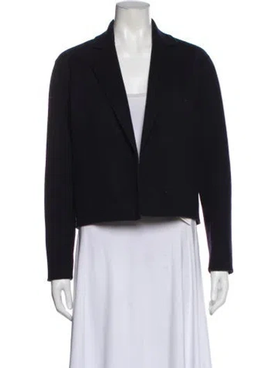 Pre-owned Theory Wool Blazer In Blue