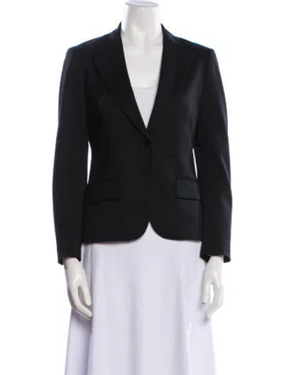 Pre-owned Theory Wool Blazer In Blue
