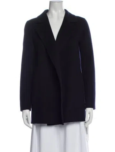 Pre-owned Theory Wool Blazer In Blue