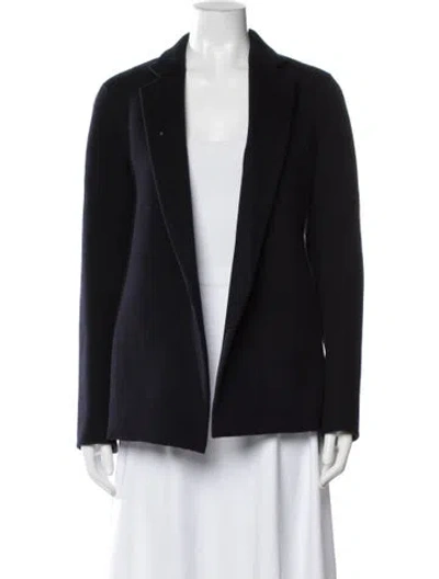 Pre-owned Theory Wool Blazer In Blue