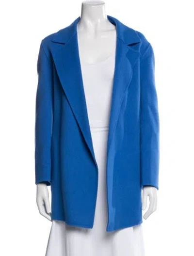 Pre-owned Theory Wool Blazer In Blue