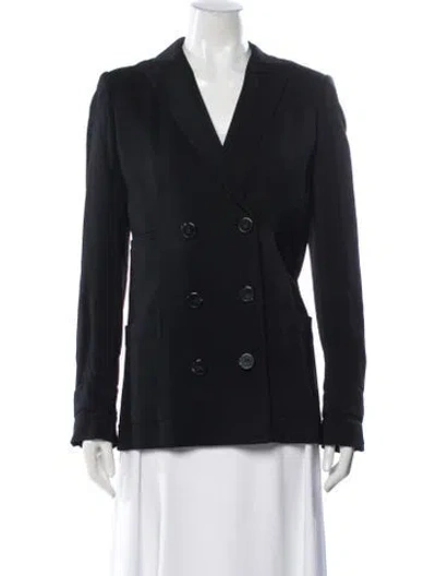 Pre-owned Theory Wool Blazer In Blue