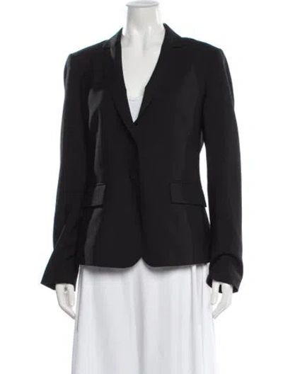 Pre-owned Theory Wool Blazer In Blue