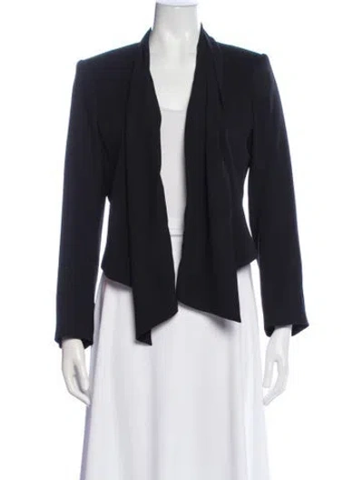 Pre-owned Theory Wool Blazer In Blue