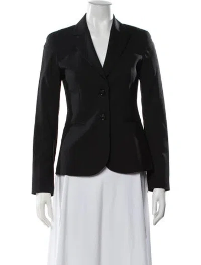 Pre-owned Theory Wool Blazer In Blue