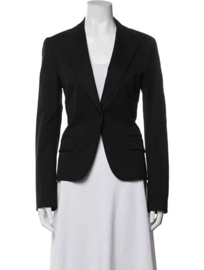 Pre-owned Theory Wool Blazer In Blue