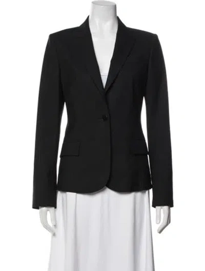 Pre-owned Theory Wool Blazer In Blue