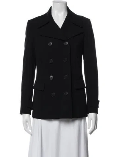 Pre-owned Theory Wool Blazer In Blue