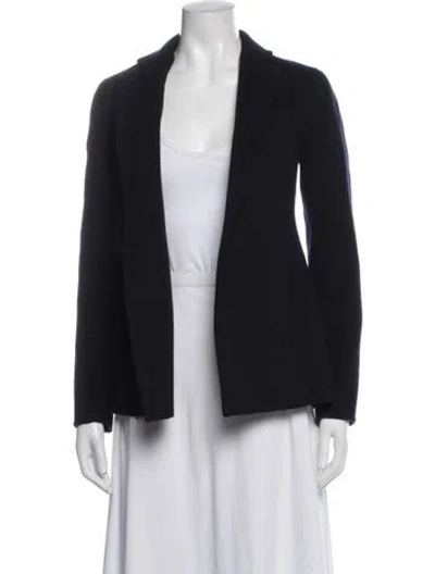 Pre-owned Theory Wool Blazer In Blue