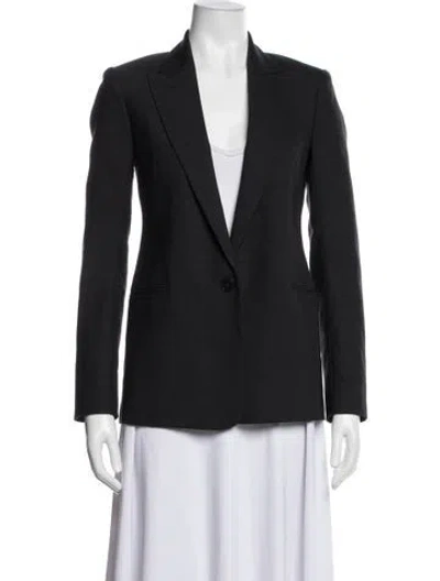 Pre-owned Theory Wool Blazer In Blue