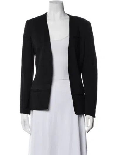 Pre-owned Theory Wool Blazer In Blue