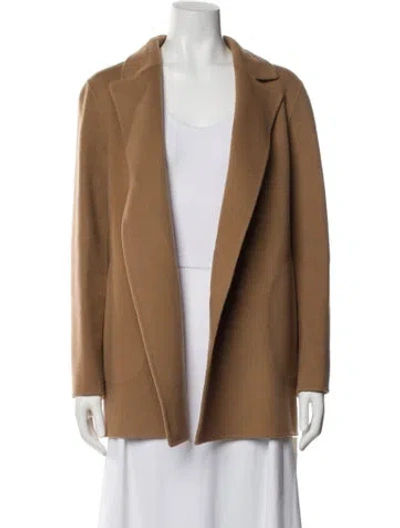 Pre-owned Theory Wool Blazer In Brown
