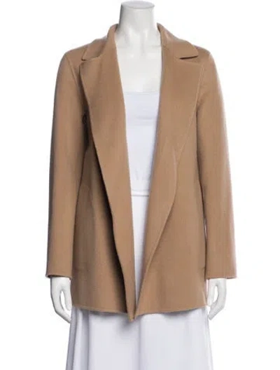 Pre-owned Theory Wool Blazer In Brown