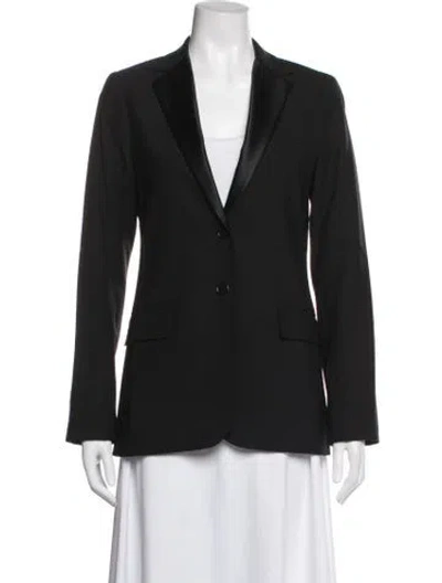 Pre-owned Theory Wool Blazer In Brown