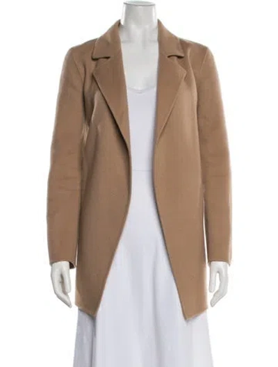 Pre-owned Theory Wool Blazer In Brown
