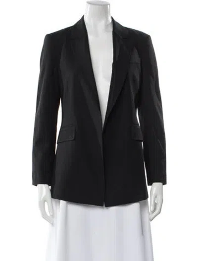 Pre-owned Theory Wool Blazer In Gray
