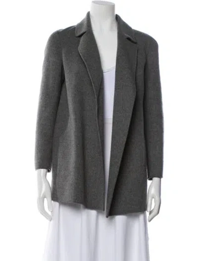 Pre-owned Theory Wool Blazer In Gray