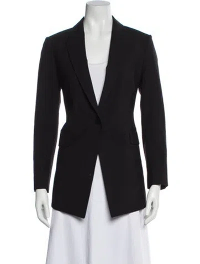 Pre-owned Theory Wool Blazer In Gray