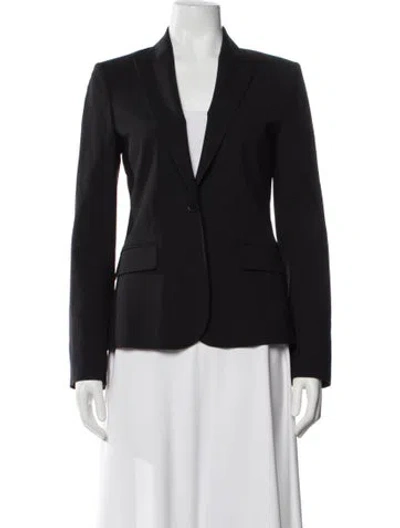Pre-owned Theory Wool Blazer In Gray