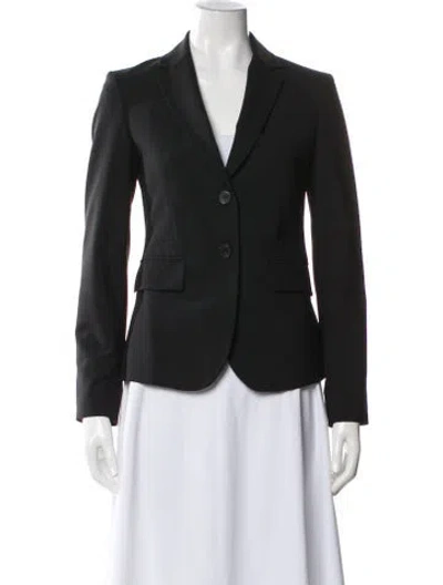 Pre-owned Theory Wool Blazer In Gray