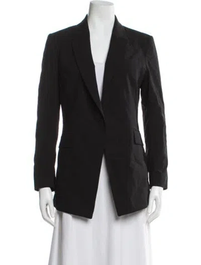 Pre-owned Theory Wool Blazer In Gray