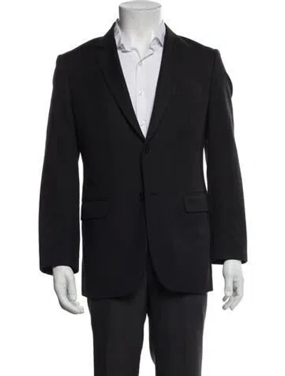 Pre-owned Theory Wool Blazer In Gray