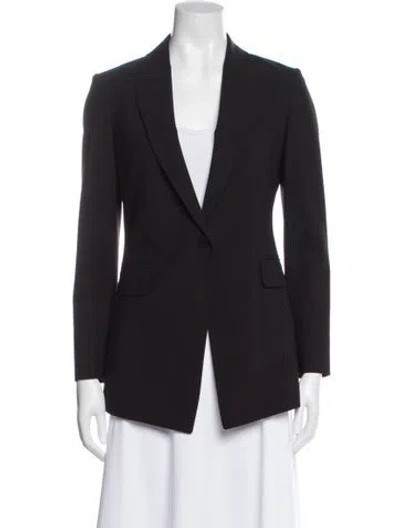 Pre-owned Theory Wool Blazer In Gray