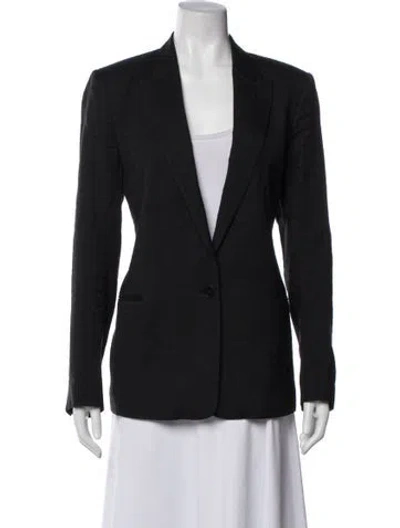 Pre-owned Theory Wool Blazer In Gray