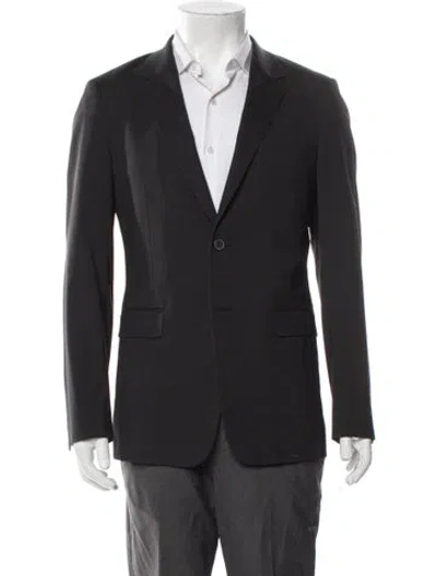 Pre-owned Theory Wool Blazer In Gray