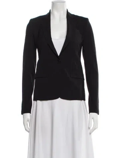 Pre-owned Theory Wool Blazer In Gray