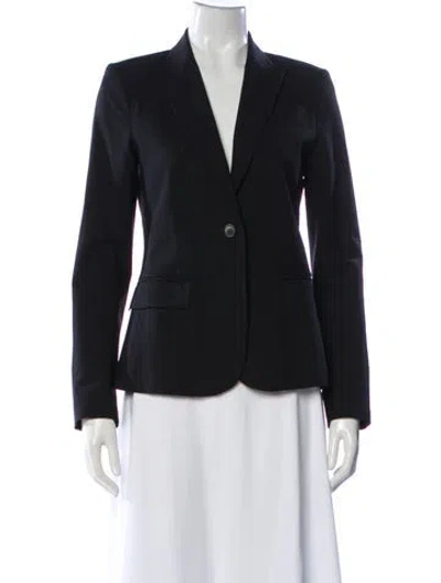 Pre-owned Theory Wool Blazer In Gray