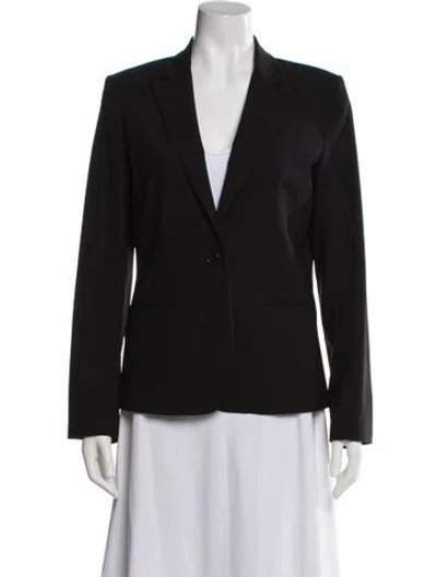 Pre-owned Theory Wool Blazer In Gray