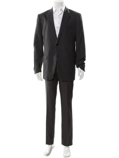 Pre-owned Theory Wool Blazer In Gray
