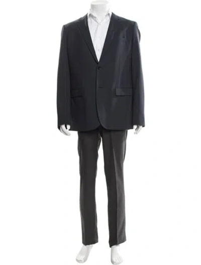 Pre-owned Theory Wool Blazer In Gray