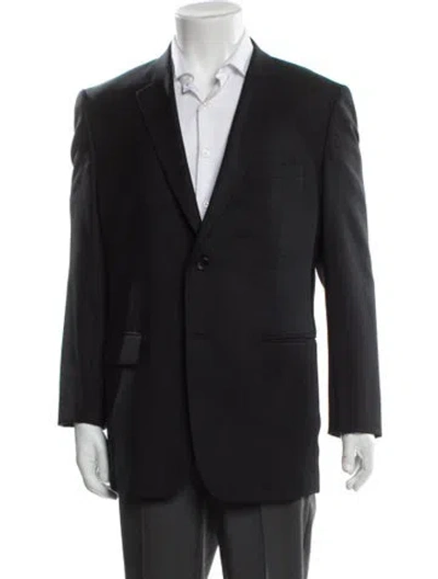Pre-owned Theory Wool Blazer In Gray