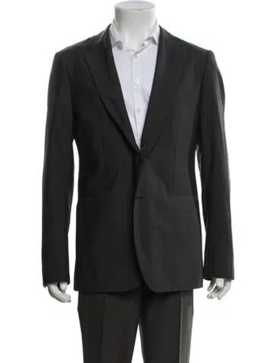 Pre-owned Theory Wool Blazer In Gray