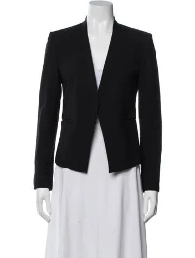 Pre-owned Theory Wool Blazer In Gray