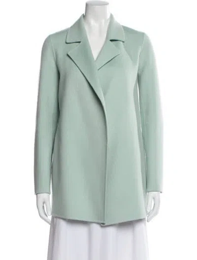 Pre-owned Theory Wool Blazer In Green