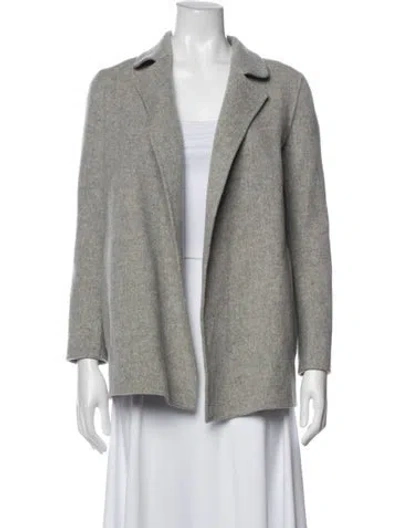 Pre-owned Theory Wool Blazer In Grey