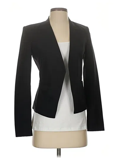 Pre-owned Theory Wool Blazer Jacket In Black